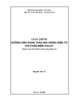 Giao trinh huong dan soan thao bai giang dien tu voi phan mem Violet