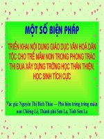 Báo cáo tại Hội thảo chia sẻ kinh nghiệm Xây dựng THTT, HSTC  - Hà Tĩnh  8/2010