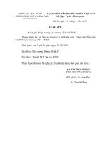 Họp Tổng phụ trách Đội quí I năm 2011