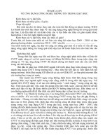 THAM LUẬN CÔNG NGHỆ THÔNG TIN DẠY HỌC