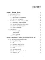 Mục lục bài giảng Kỹ thuật Robot