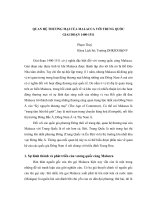 tiểu luận Quan hệ thương mại của Malacca với Trung Quốc Giai đoạn 1400-1511