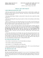 Quy chế nội bộ đơn vị năm học 2010-2011