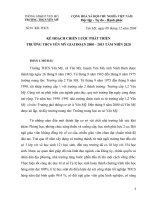 chien luoc phat trien, quy mo truong lop