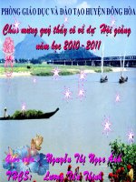 Thực hành tập dượt thao tác giao phấn