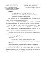 V/v Hướng dẫn dạy-học Nghề phổ thông thực hiện từ năm học 2010-2011