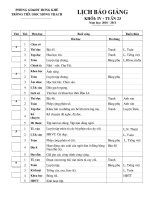 Giáo án 4 Tuần 23 (CKTKN-KNS-BVMT) Hoành