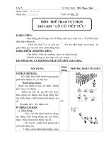 Giáo án thi gv dạy giỏi cấp trường