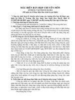 Mẫu họp tổ chuyên môn