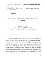 SKKN MỘT SỐ GIẢI PHÁP TRONG CÔNG TÁC THI ĐUA KHEN THƯỞNG NHẰM NÂNG CAO CHẤT LƯỢNG DẠY VÀ HỌC TRONG CÁC NHÀ TRƯỜNG