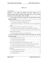 phân tích thống kê hiệu quả hoạt động sản xuất kinh doanh của công ty cổ phần xây dựng và thương mại Diên Hồng giai đoạn 2005-2011