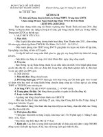 Kế hoạch tổ chức giải bóng chuyền khối THPT