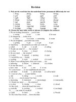 Written test 3- English 8