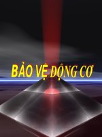 Bài giảng chuyên đề bảo vệ động cơ điện