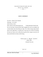 Hoàn thiện quy trình thủ tục hải quan đối với hàng nhập khẩu tại chi nhánh công ty TNHH vận chuyển hàng hóa Phong Á Châu