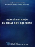 Hướng dẫn thí nghiệm Kỹ thuật điện đại cương