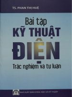 Bài tập kỹ thuật điện - Trắc nghiệm và tự luận