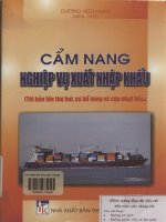 Cẩm nang nghiệp vụ xuất nhập khẩu