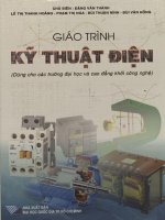 Giáo trình kỹ thuật điện - Dùng cho sinh viên các trường đại học và cao đẳng khối công nghệ
