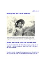 D:những chuyện viết về Đặng thùy Trâm từ Mỹ.doc