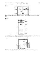 bài tập cơ lưu chất thủy lực đại cương
