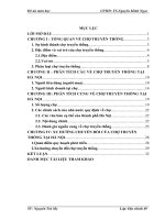 Chợ truyền thống trong thị trường mặt bằng bán lẻ tại Hà Nội