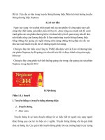 thảo luận quản trị thương hiệu Đề tài Yêu cầu cơ bản trong truyền thông thương hiệu.Phân tích tình huống truyền thông thương hiệu Neptune.