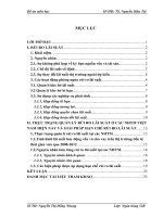 THỰC TRẠNG QUẢN LÝ RỦI RO LÃI SUẤT Ở CÁC NHTM VIỆT NAM HIỆN NAY VÀ GIẢI PHÁP HẠN CHẾ RỦI RO LÃI SUẤT