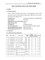 bài tập thực hành sử dụng MISA SME NET