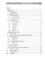 thuyết minh hệ thống cơ điện trong công trình Khu nhà chung cư 1A-01 - Khu đô thị Ecopark