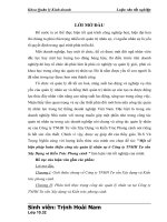 Một số biện pháp hoàn thiện công tác quản lý nhân sự ở Công ty TNHH Tư vấn Xây Dựng và Kiến Trúc Phong cảnh