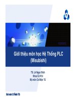 Bài giảng Giới thiệu môn học Hệ thống PLC_ TS Lê Ngọc Bích
