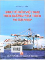 Kinh tế biển Việt Nam trên đường phát triển và hội nhập