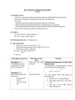 Giáo án phương trình đường trònn