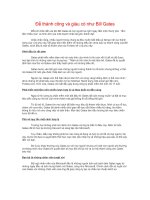 Những cách làm giàu của BILL-GATES