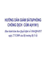 Biện pháp phòng chống cúm A