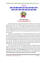 Một số biện pháp dạy học tập đọc lớp 2 phát huy tính tích cực của học sinh