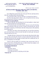 Ke hoach hoi giang cap truong