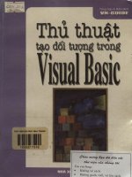 Thủ thuật tạo đối tượng trong Visual Basic