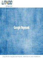 Bài Giảng Google Pagerank