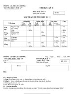 ĐỀ THI HỌC KÌ II - NGỮ VĂN 7 - ĐỀ 1