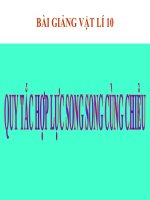 QUY TẮC HỢP LỰC SONG SONG CÙNG CHIỀU