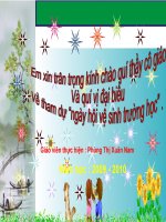 Ngày hội vệ sinh trường học