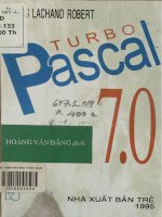 Giáo trình Turbo Pascal 7.0