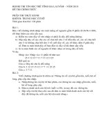 Đề thi tin học trẻ Tỉnh Gia Lai năm 2010