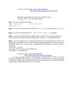 Đề Toán 9 HKII (2010 -2011)