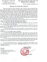 Công văn ướng dẫn biên saonj đề kiểm tra, xây dựng thư viện câu hỏi và bài tập