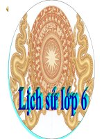 BAI 22- KHỞI NGHĨA LÝ BÍ. NƯỚC VAN XUÂN