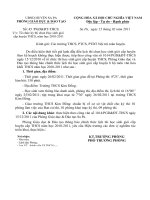 Tổ chức thi HSG cấp huyện