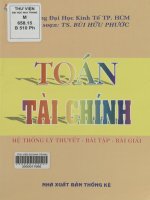 Toán tài chính - Hệ thống Lý thuyết - Bài tập - Bài giải